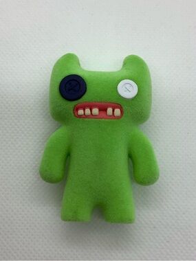PMI Kids Fuggler Flocked Indecisive Monster Green Catch Me Series 1 Collectable